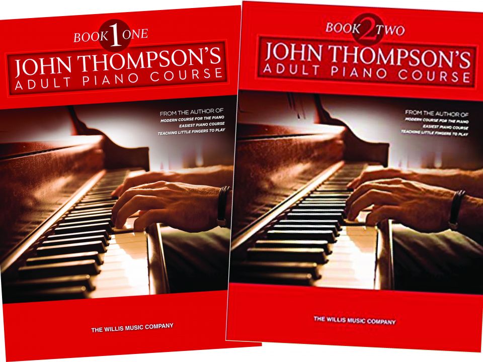 Bộ JOHN THOMPSON'S adult piano course book 1&2